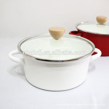 5pcs custom enamel cookware wholesale cooking pot